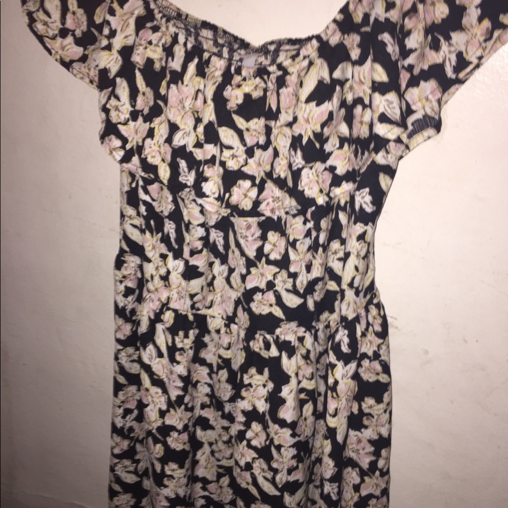 Off the shoulder floral dress
